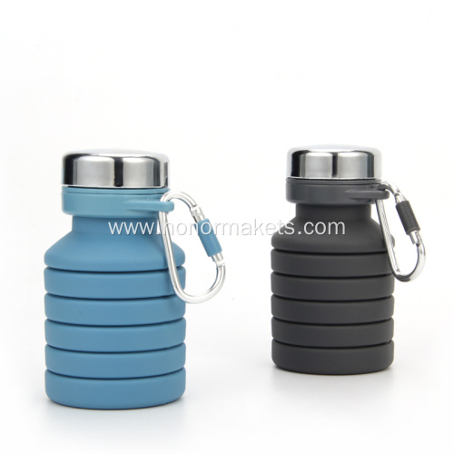 Silicone Collapsible Folding Water Bottle